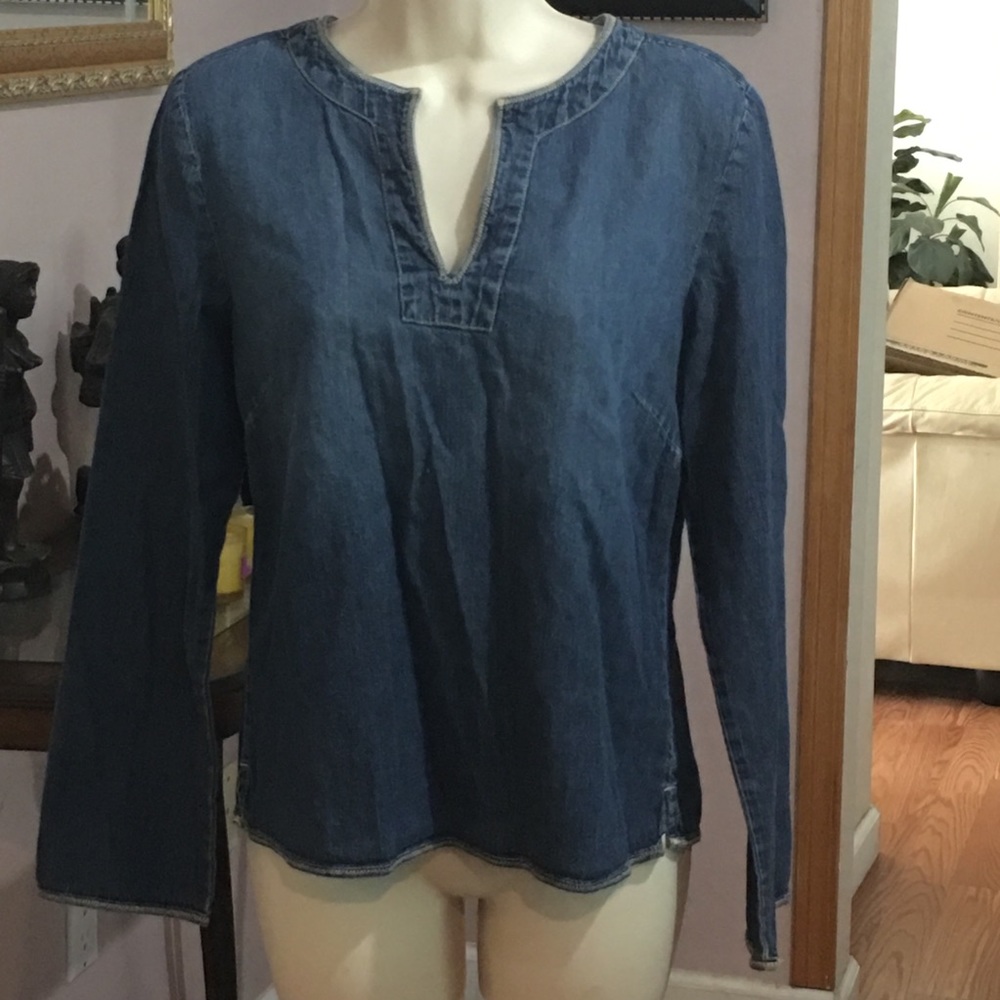 Old Navy Denim Top -Size Medium